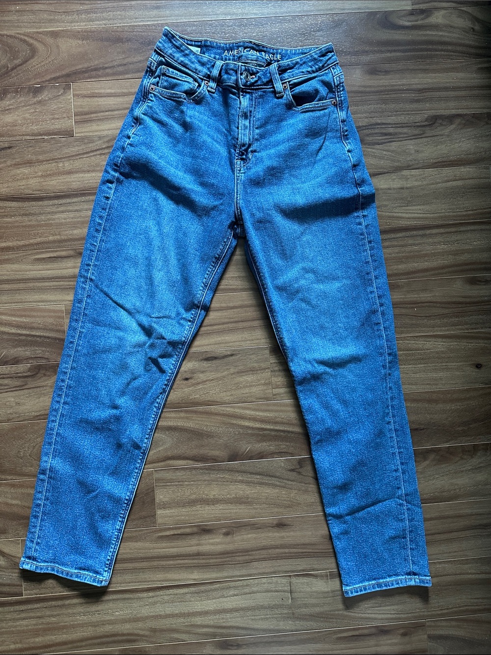 American Eagle Outfitters High-Rise Blue Jeans for Women
